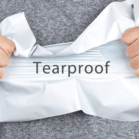 6" x 9" 100 Pack Poly Mailers Shipping Envelopes, Self Sealing, Waterproof, Tear-Resistant Packaging Bags for for e-commerce, Clothing, Books, and Accessories, White in Kuwait