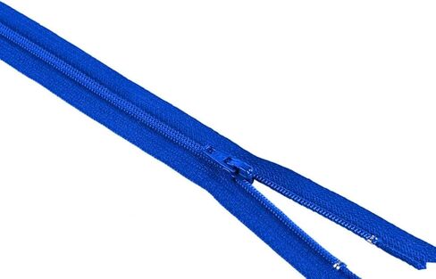 12" #3 Nylon Coil Zipper Non-Separating Closed End - Royal Blue - for Pants, Skirts, Dresses, Bags, Upholstery in Kuwait