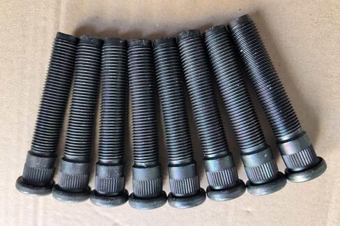 8PCS M14x1.50 Rear Serrated Wheel Stud Bolts 610-784 15.8mm Knurl 79.5mm UHL Length Replacement for 2012-2025 Dodge Ram 3500 ‎w/Dual Rear Wheels (DRW) Model & RAM 4000 6509399AA in Kuwait