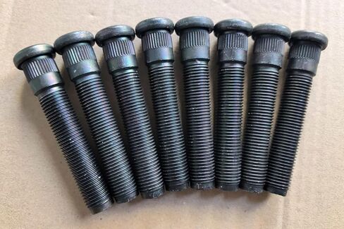 8PCS M14x1.50 Rear Serrated Wheel Stud Bolts 610-784 15.8mm Knurl 79.5mm UHL Length Replacement for 2012-2025 Dodge Ram 3500 ‎w/Dual Rear Wheels (DRW) Model & RAM 4000 6509399AA in Kuwait
