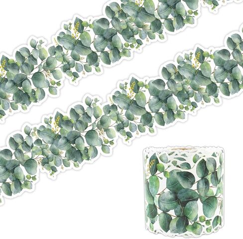 65.6 Feet Eucalyptus Bulletin Board Border, Classroom Green Plant Border Trim for Schools Classrooms Offices Bulletin Boards Walls Desks Windows Doors Chalkboard Back to School Decor in Saudi Arabia