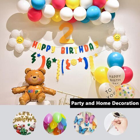 Double Sided Adhesive Dots Mounting Putty Sticky Tack Clear Removable Round Glue Tape for Wall Crafts Festival Party Decorations (320PCS 0.79in) in Saudi Arabia