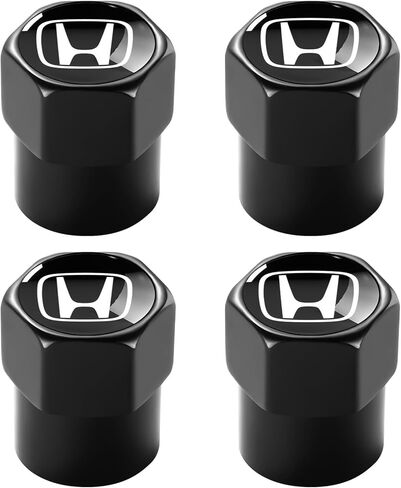 Tire Valve Stem Caps,Compatible for Cadillac Series Stem Cap Universal Car Air Cover Car Accessories for Cars, SUV, Truck, Motorcycles 4pcs Black in Saudi Arabia