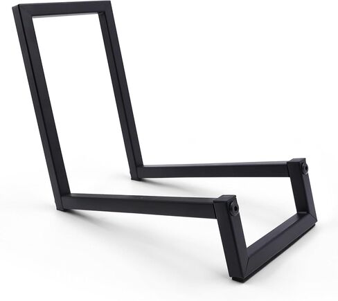 Vinyl Record Storage, Black Metal Record Holder, Tabletop Vinyl Record Display, Now Playing Vinyl Record Stand for Displaying Album, Pictures, Books, Artworks, CDs in Saudi Arabia