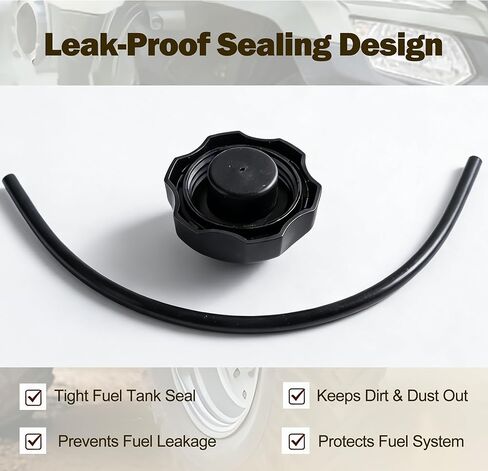 JEENDA Fuel Cap Gas Cap17620-HF7-000 17620-HM8-A40 Compatible with Honda Foreman TRX450 TRX500 Rancher TRX350 TRX400 Rincon TRX650 TRX680 Recon TRX250 in Kuwait