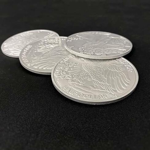 ZQION Jumbo Walking Liberty Half Dollar (7.3cm) Magic Tricks Coin Appearing Magia Magician Close Up Street Illusions Props Accessorie in Saudi Arabia