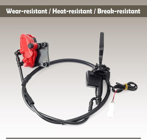 E-Bike Front Disc Brake Right & Front Brake Assembly Compatible with Yozma IN 10 Electric Dirt Bike, Motorcycle Accessories in Kuwait