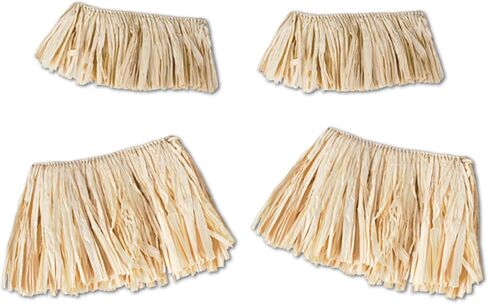 Beistle Raffia Arm & Leg Ties 8 Piece, Assorted Sizes, Natural in Saudi Arabia