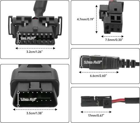 Security Gate Bypass OBD2 Cable Compatible with Chrysler Gateway sgw Dodge Ram 1500 2018-2020 for Dodge Ram 2500 2018-2020 in Saudi Arabia