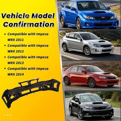 غطاء المصد الأمامي متوافق مع 2011-2014 Impeza WRX 57704FG113 in Kuwait
