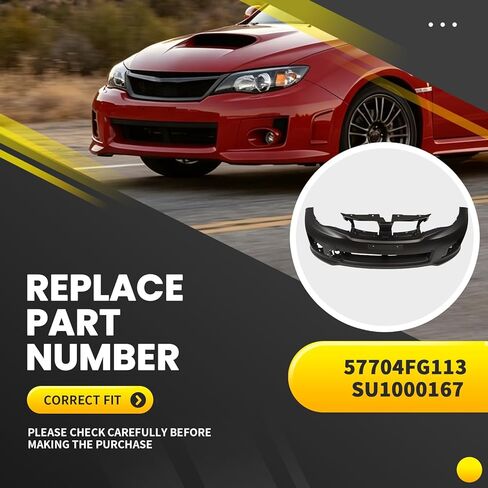 غطاء المصد الأمامي متوافق مع 2011-2014 Impeza WRX 57704FG113 in Kuwait