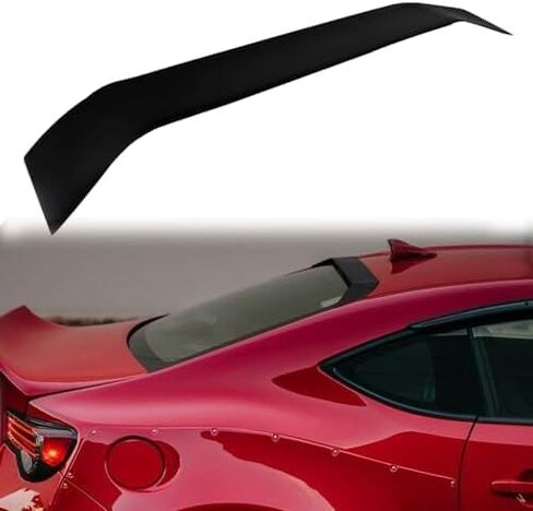 Q1-TECH، جناح سقف النافذة الخلفية متوافق مع Scion FR-S/Subaru BRZ 2013-2020، جناح جناح حاجب سقف النافذة الخلفية ABS in Kuwait