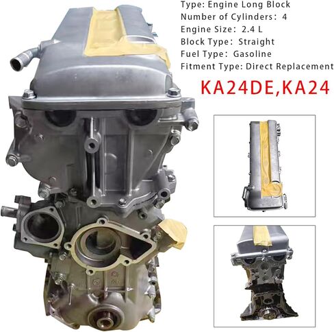 KA24DE Motor Engine Block KA24 for Nissan Xterra 2.4L 2000-2004, for Nissan Frontier 2.4L 1998-2004, Fits KA24 2.4L Engine Only in Kuwait
