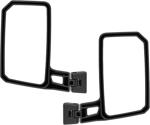 Foldable Side Mirrors for Can-Am Defender, Adjustable Convex Side Rearview Mirror Kit for Can-Am Defender HD5 HD7 HD8 HD9 HD10 2016-2026 Replace #715008100, 2PCS in Kuwait