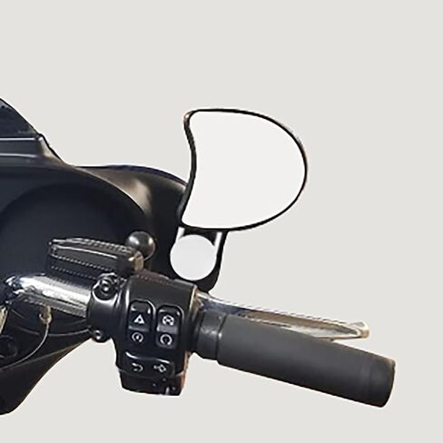 Adjustable Mirror Relocation Brackets Fit for Harley Touring Street Glide FLHX 14-2025 Mirror Mount Extension Kit Chrome in Kuwait