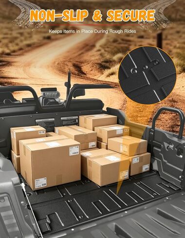 TPE Bed Mat for Honda Pioneer 700-4 2014-2026, Heavy Duty Cargo Liner Waterproof Protection Anti-Slip Rear Bed Liner Accessories Replace # 0SP42-HL3-201 in Saudi Arabia