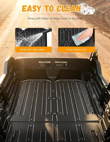 TPE Bed Mat for Honda Pioneer 700-4 2014-2026, Heavy Duty Cargo Liner Waterproof Protection Anti-Slip Rear Bed Liner Accessories Replace # 0SP42-HL3-201 in Saudi Arabia