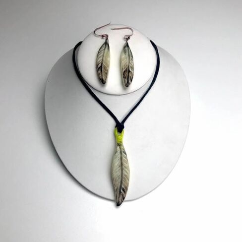 5"X 3" Deep 1.5" Feather Trio Mold Glass Fusing in Saudi Arabia