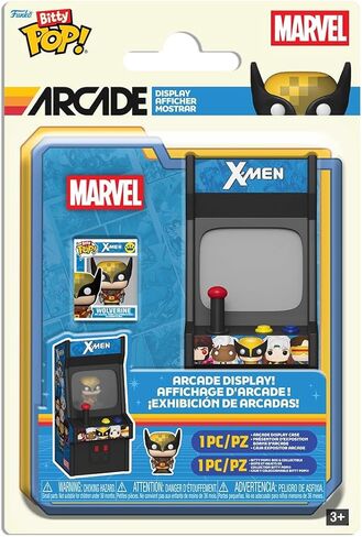 Funko Pop! Bitty Arcade Cabinet: Marvel - X-Men - Wolverine - Collectable Vinyl Figure - Gift Idea - Official Merchandise - Toys for Kids & Adults - Comic Fans - Figure for Collectors and Display in Kuwait