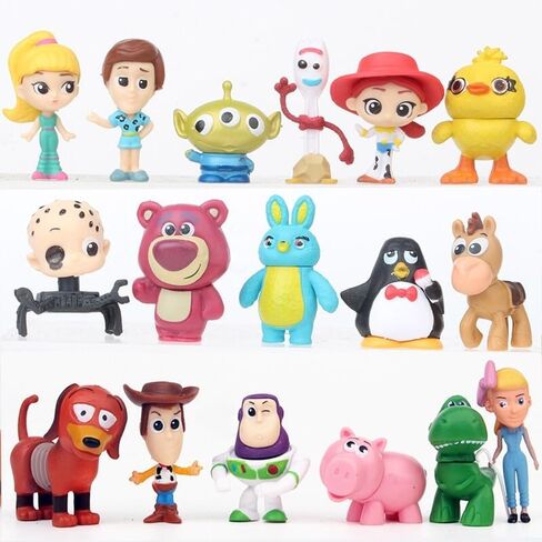17Pcs Toys Collectible Figures,Cake Topper Figures Set,Exquisite Model Ornaments, Creative Anime Peripheral Gifts for Fans in Saudi Arabia