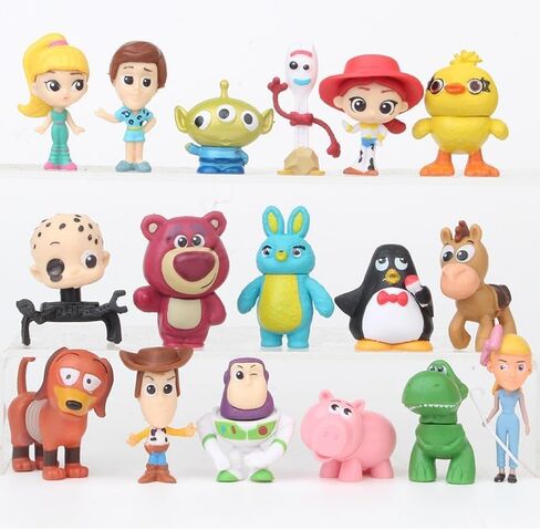 17Pcs Toys Collectible Figures,Cake Topper Figures Set,Exquisite Model Ornaments, Creative Anime Peripheral Gifts for Fans in Saudi Arabia