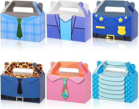 12Pcs Cartoon Animal Party Favor Boxes City Animal Themed Birthday Decoration Cute Animals Paper Gift Bags Cartoon Goodie Candy Treat Box for Jungle Safari Animal Birthday Movie Fans Party Supplies in Kuwait