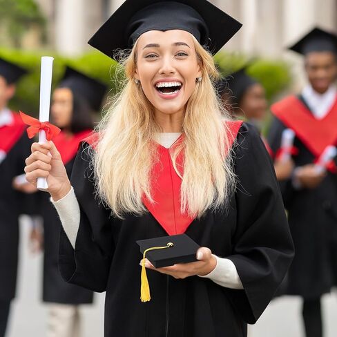 MOUNTCLIM Graduation Gift Card Box Holder, Cap Shaped Decoration Box with Tassel for Graduation Celebration in Saudi Arabia