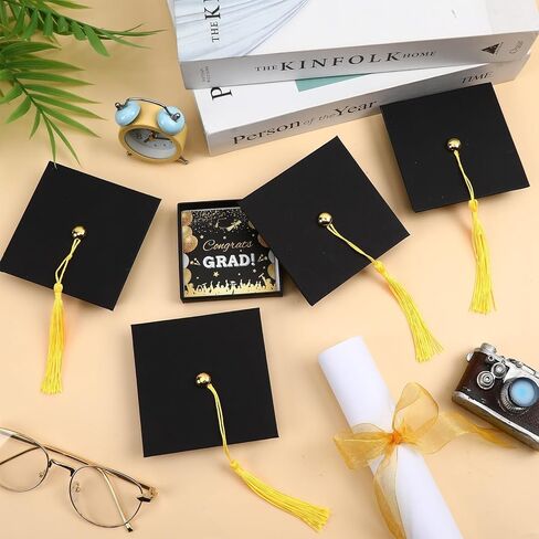 MOUNTCLIM Graduation Gift Card Box Holder, Cap Shaped Decoration Box with Tassel for Graduation Celebration in Saudi Arabia
