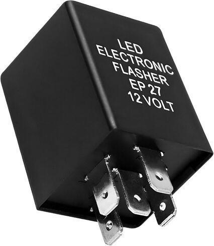 EP27 FL27 Electronic LED Flasher Relay, 5 Pin 12V Turn Signal Flashing Relay Fix Hyper Flashing Issue, Hazard Warn LED Flasher Relays for Ranger F150 F250 F350 Explorer in Saudi Arabia