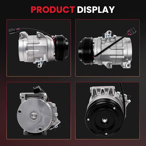 AC Compressor for Fusion 2006-2012, Milan 2006-2011, MKZ 2010, Zephyr 2006, Air Conditioner Compressor with Clutch for 68669, 67669with Oval Plug in Saudi Arabia
