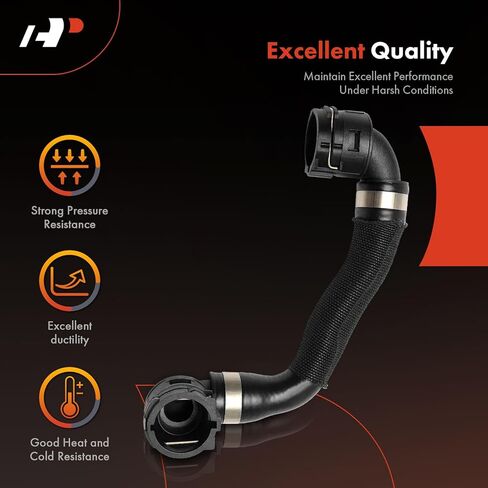 A-Premium Turbocharger Intercooler Hose Compatible with BMW 520i 2016, 530i/540i 2017-2023, 740Li 2014, 840i 2020-2024, 530i 540i 840i 740i M550i xDrive, 640i xDrive Gran Turismo, 840i Gran Coupe, M5 in Kuwait