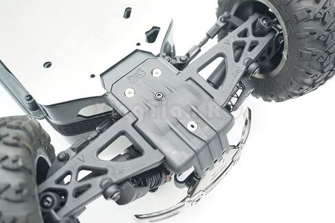 1/10 Big Rock Crew CAB Stainless Steel Skid Plate Chassis Protect Armor - Hollow in Saudi Arabia