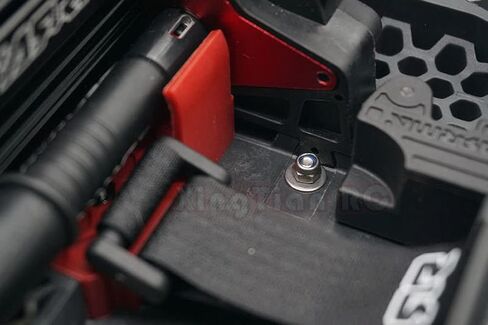 1/10 Big Rock Crew CAB Stainless Steel Skid Plate Chassis Protect Armor - Hollow in Saudi Arabia