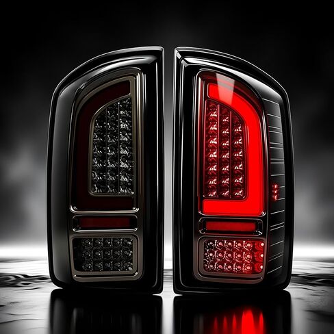 مصابيح خلفية LED كاملة من Daikokuya تناسب 2007 2008 دودج رام 1500، تناسب 2007-2009 رام 2500 3500 إشارة الانعطاف، الضوء العكسي، ضوء الفرامل، مجموعة الضوء الخلفي، مدخن in Kuwait