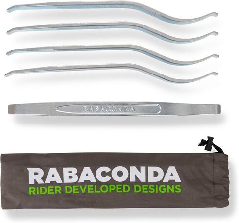 مجموعة حديد الإطارات من Rabaconda Motorcycle Pro - أدوات تغيير الإطارات الممتازة: 5 قطع من ملاعق الإطارات ومكاوي الإطارات in Kuwait