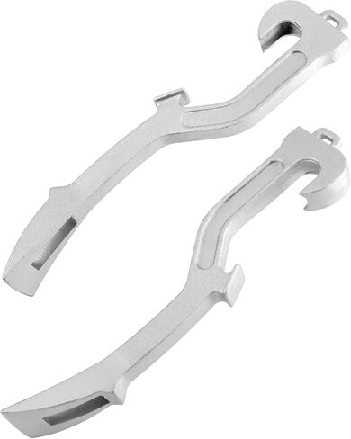 QWORK Fire Hose Spanner Wrench, Universal Aluminum, Fire Equipment, 11-7/8" Length, 2 Pack in Kuwait