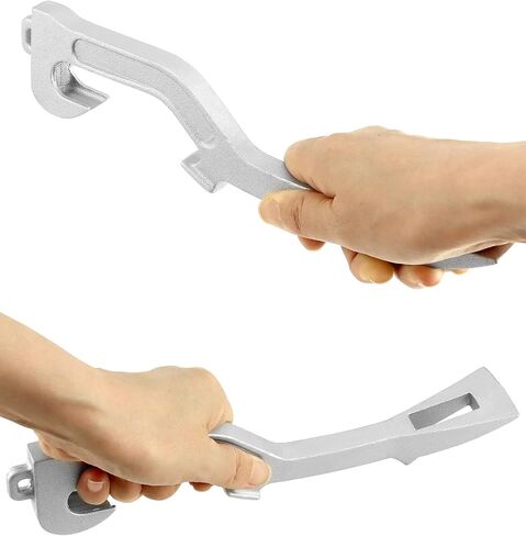 QWORK Fire Hose Spanner Wrench, Universal Aluminum, Fire Equipment, 11-7/8" Length, 2 Pack in Kuwait