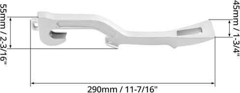 QWORK Fire Hose Spanner Wrench, Universal Aluminum, Fire Equipment, 11-7/8" Length, 2 Pack in Kuwait
