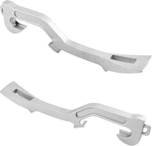 QWORK Fire Hose Spanner Wrench, Universal Aluminum, Fire Equipment, 11-7/8" Length, 2 Pack in Kuwait
