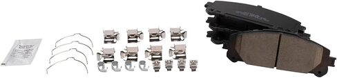 Front and Rear Brake Pad Set Ceramic Hardware Compatible with 2020-2021 Toyota Highlander in Kuwait