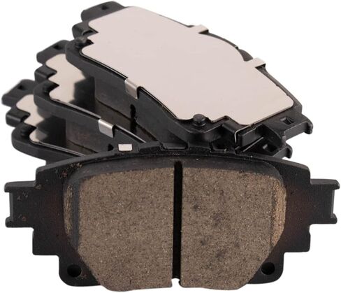 Front and Rear Brake Pad Set Ceramic Hardware Compatible with 2020-2021 Toyota Highlander in Kuwait