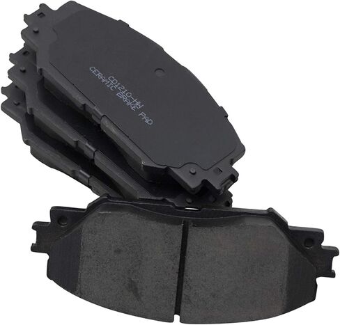 Front and Rear Brake Pad Set Ceramic Hardware Compatible with 2010-2012 Lexus HS250h 2006-2018 Toyota RAV4 in Kuwait