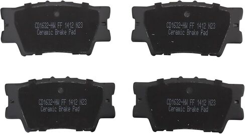 Front and Rear Brake Pad Set Ceramic Hardware Compatible with 2010-2012 Lexus HS250h 2006-2018 Toyota RAV4 in Kuwait