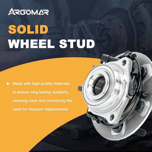 2PC 515179 4WD Front Wheel Bearing Hub Assembly Fit for 2019-2023 Ram 1500 in Kuwait