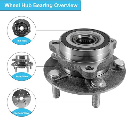 513420 Front or Rear Wheel Hub Bearing Assembly for Hyundai Elantra 17-23,Kona 18-23,for Hyundai Veloster 19-21,for Veloster N 19,for Kia Forte 19-22, NIRO 17-22,for Kia Seltos 21-22 in Kuwait