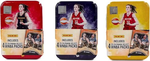 2024 Panini Select WNBA Championship Collection Basketball Box (Tin) Caitlin Clark 1 of 3 Random Tins in Kuwait