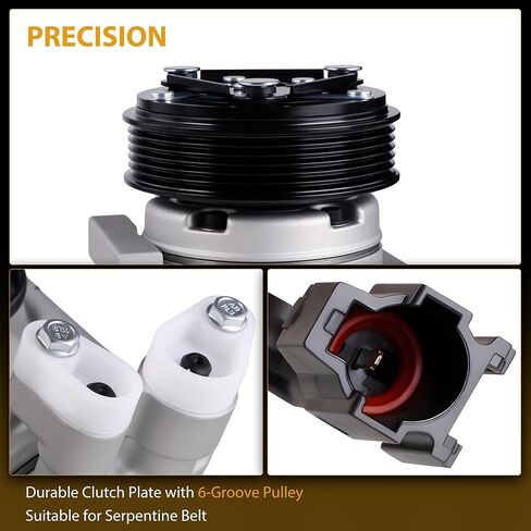 A/C Compressor with Clutch Compatible with 2011-2013 Subaru Forester H4 2.5L in Saudi Arabia