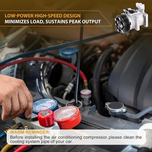 A/C Compressor with Clutch Compatible with 2011-2013 Subaru Forester H4 2.5L in Saudi Arabia