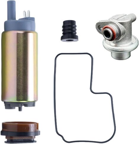 Regulator with Fuel Pump and Tank Seal for Mercury Marine Mercruiser 4-Stroke Outboard 20HP 25HP 30HP 40HP 50HP 60HP 2002-2010 Replaces OE# 892267A51 65418559 65695844 in Saudi Arabia