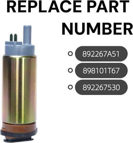 Regulator with Fuel Pump and Tank Seal for Mercury Marine Mercruiser 4-Stroke Outboard 20HP 25HP 30HP 40HP 50HP 60HP 2002-2010 Replaces OE# 892267A51 65418559 65695844 in Saudi Arabia
